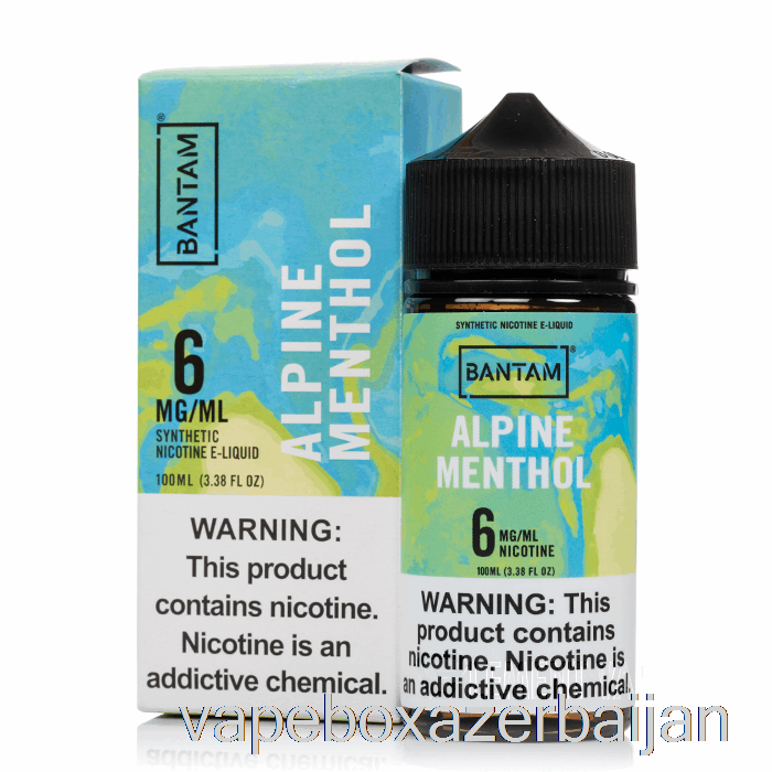 Vape Box Azerbaijan Alpine Menthol - Bantam Vape - 100mL 0mg